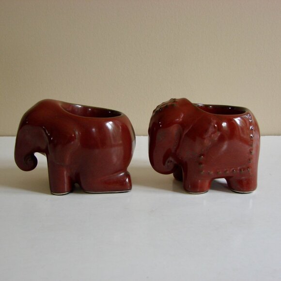Partylite Elephants of Bangkok Tealight Candle Holders Thai Inspired Tealights - Picture 1 of 11